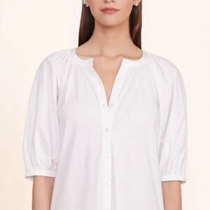 STAUD Vincent Dress Long - White * NEW with Tags (original retail $265)